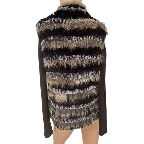 TRILOGY COLLECTION of Michael McCollom Rabbit & Fox Zip Front Vest Women's Large - Picture 5 of 13
